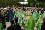 На торжества, посвященные 265-летию со дня рождения Серафима Саровского, в Дивеево прибыли паломники из разных городов страны (фото)