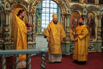 Викарий Нижегородской епархии возглавил Божественную литургию в Смоленском храме Выездного