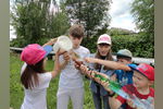 В День друзей собрались три летних лагеря на спортивную коллективную игру
