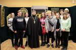 Ребята из подросткового клуба посетили выставку «Любимые русские святые»