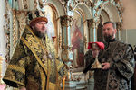 Епископ Филарет совершил литургию Преждеосвященных Даров в Смоленском храме Выездного