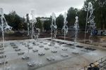 Тестовый пуск фонтана на площади 1 Мая состоялся 9 сентября (фото)