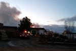 Крупный пожар произошел на складе в Арзамасском районе (фото, видео)