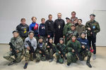 В Красном, прошли ночные военно-тактические тренировочные учения по лазертагу